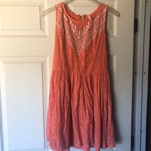 Xhilaration Floral Lace Dress